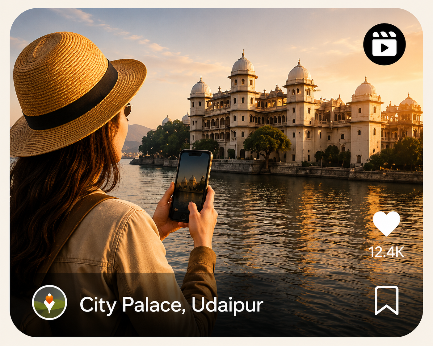 Travel reel of City Palace, Udaipur